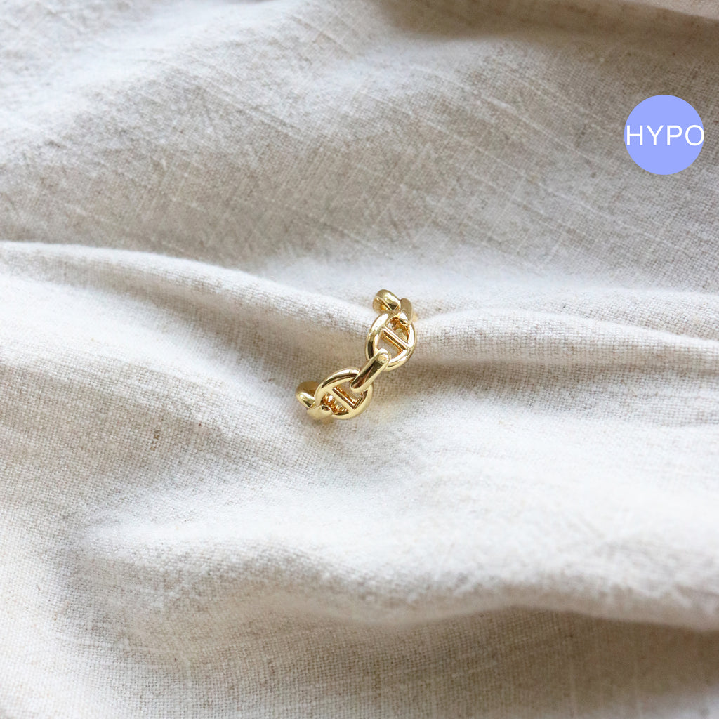 Chain Ring in Gold (18K Gold Plated)