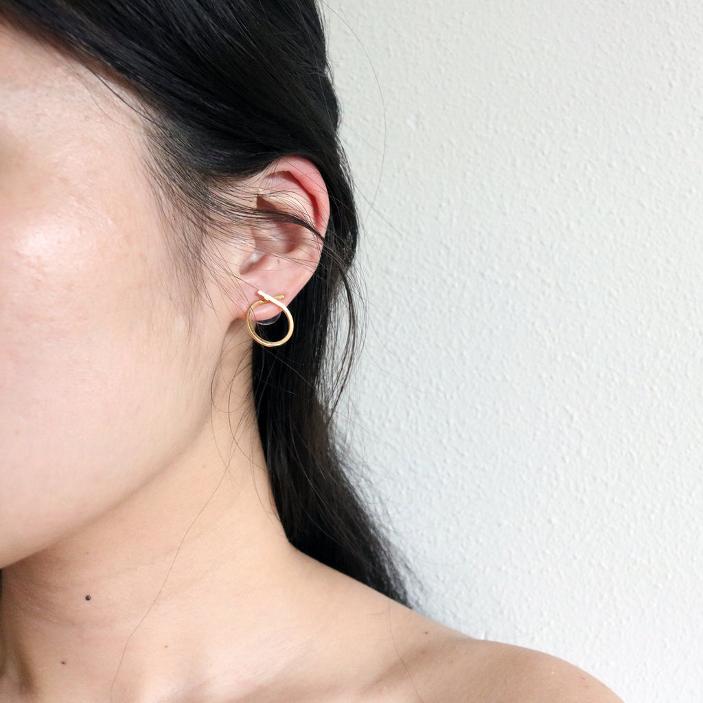 Loop Studs (18K Gold Plated)