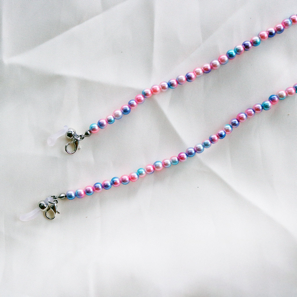 Pastel Pearls Multi-Way Chain in Barbie