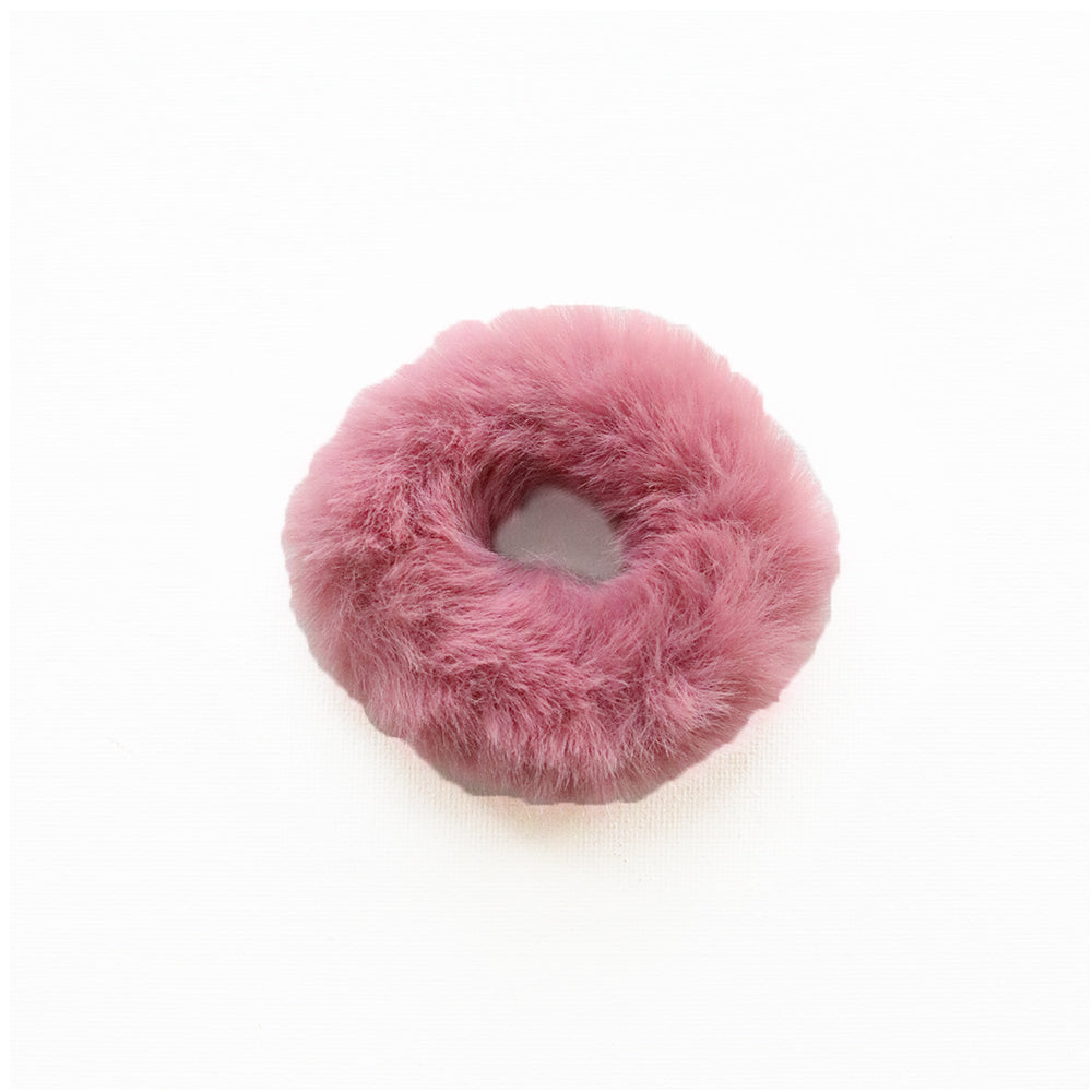 Furry Scrunchie in Baby Pink