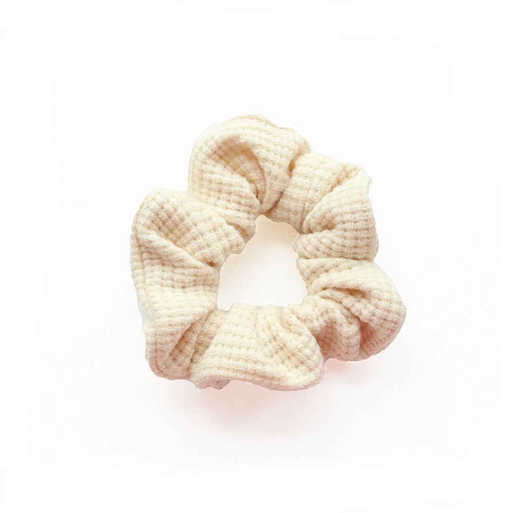 Knitted Scrunchie in White