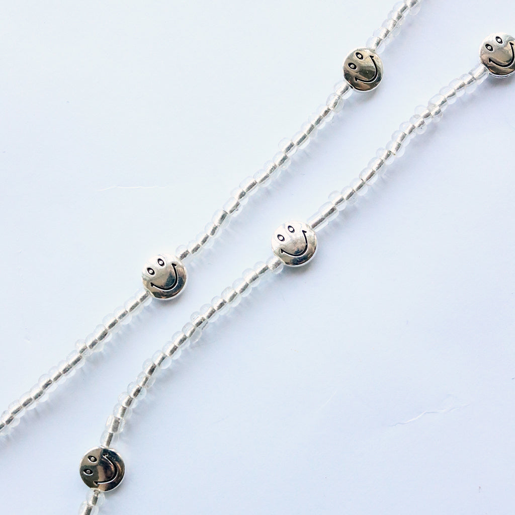 Smiley Multi-Way Chain in Silver