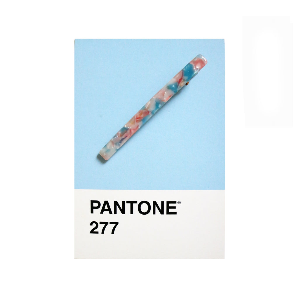 Long Barrette in Cotton Candy