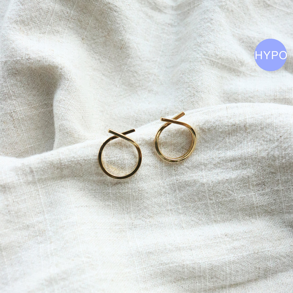 Loop Studs (18K Gold Plated)