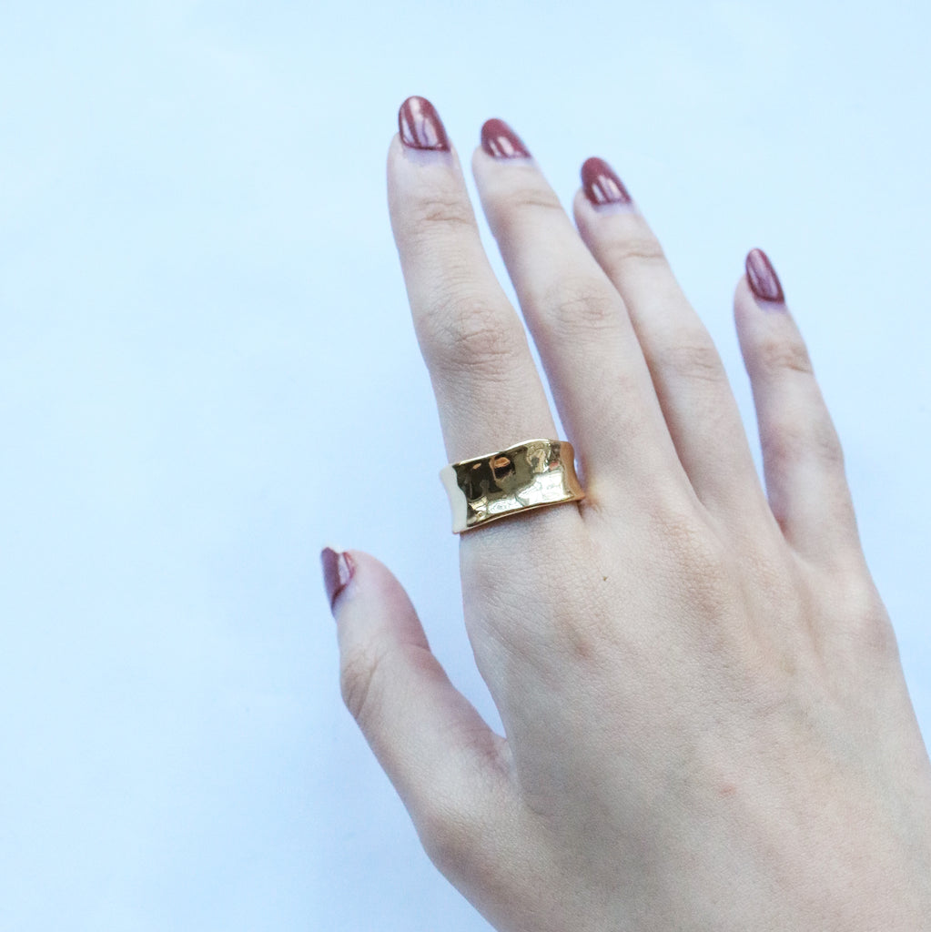 Rugged Ring in Gold (18K Gold Plated)