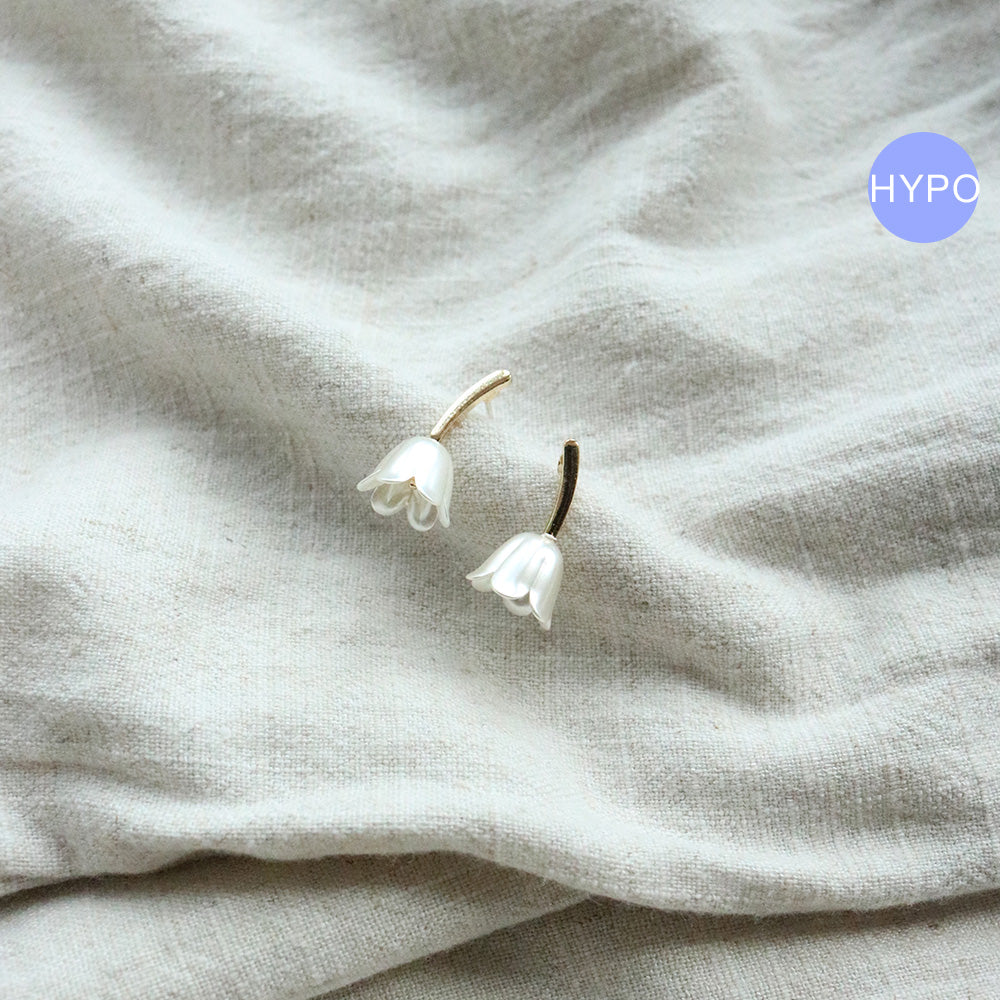 Pearly Tulip Studs